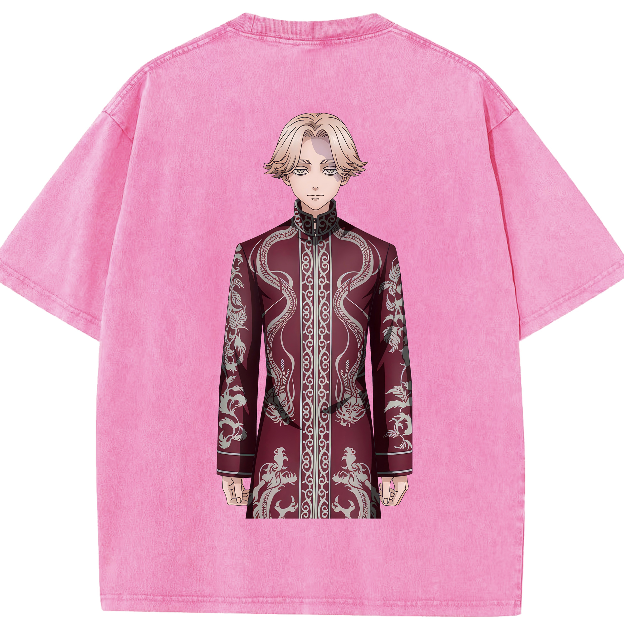 （画像用） 東京リベンジャーズ Tokyo Revengers 綿100% ヴィンテージ風 半袖Tシャツ（背面プリント）